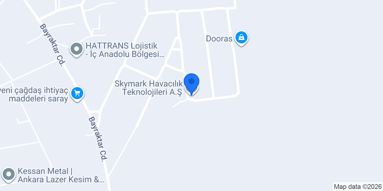 Skymark Havacılık Teknolojileri A.Ş konumu