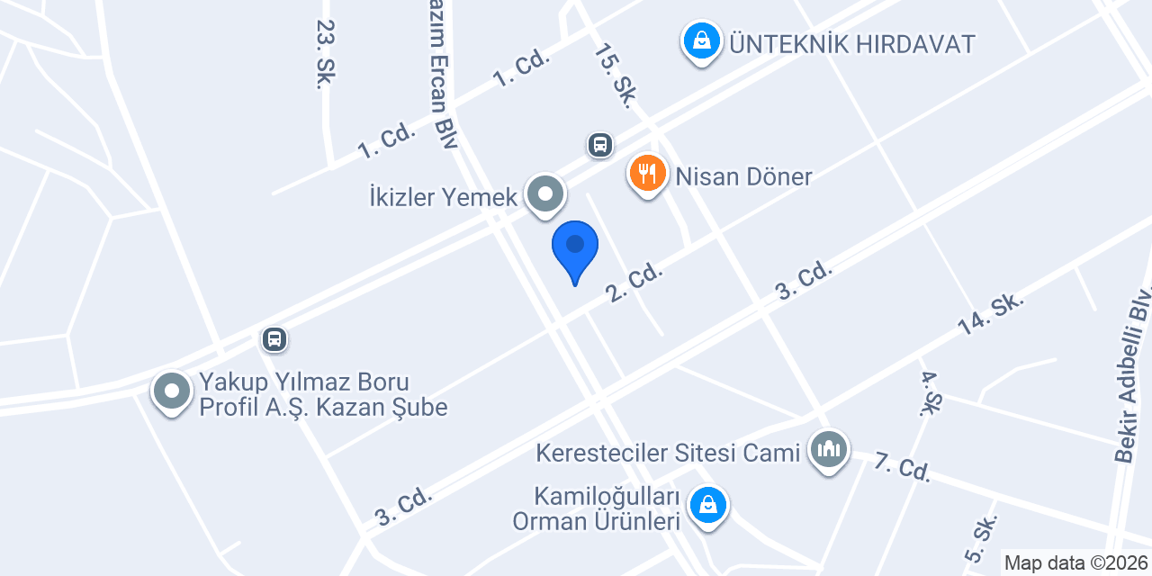 TÜRKDOĞAN İNŞ SAN LTD STİ konumu