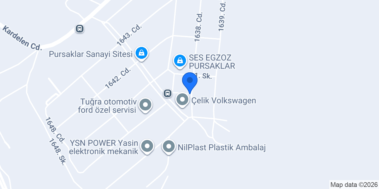 Şimşek Kaporta Boya konumu