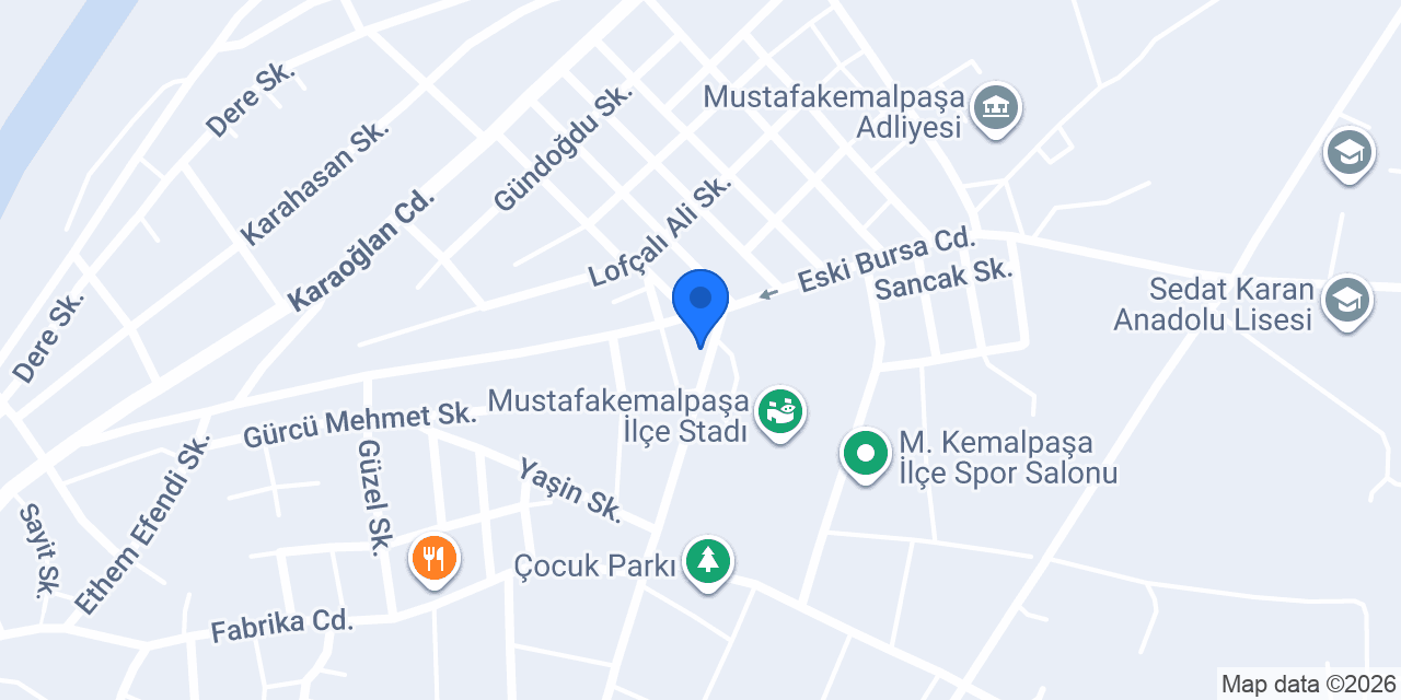 Nehir Tost Evi konumu