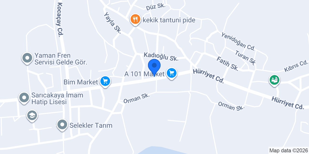 TUĞÇE TARIM konumu