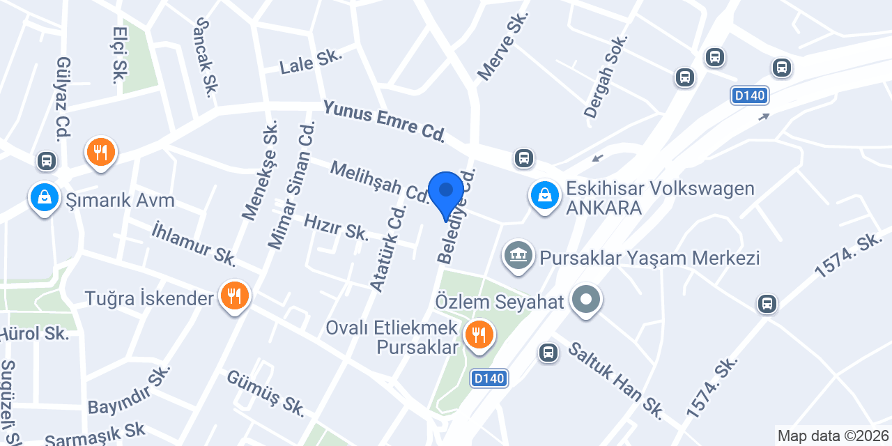 Günsa Reklam konumu