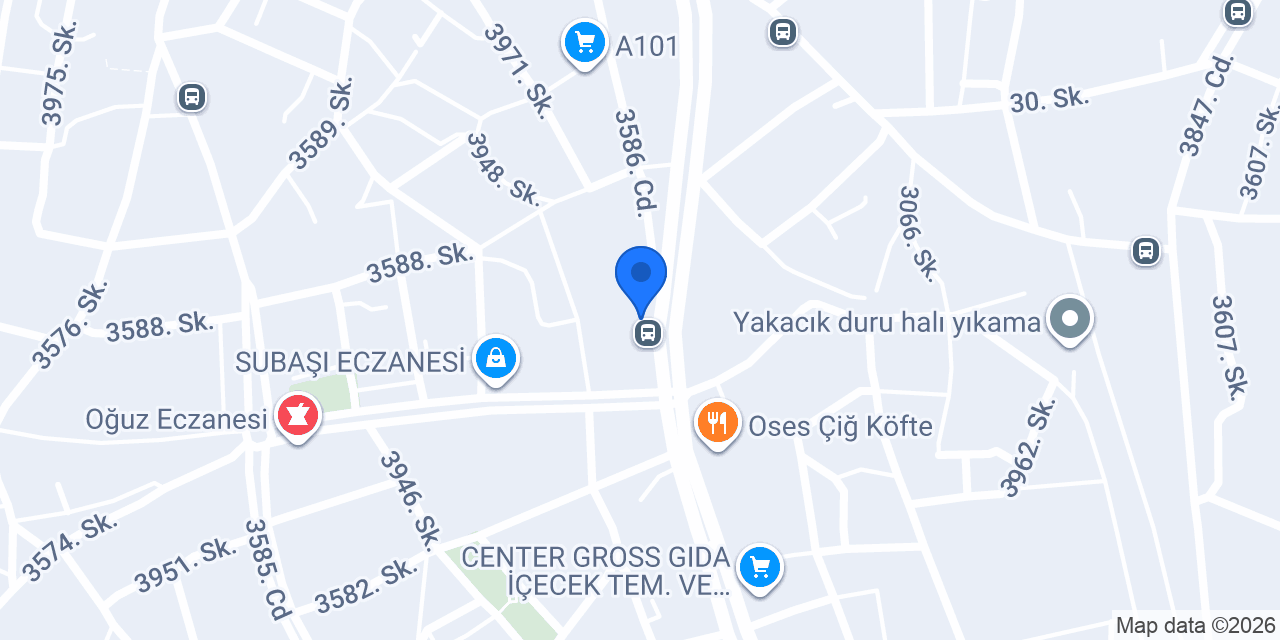 BAŞKENT TATLI Yakacık konumu
