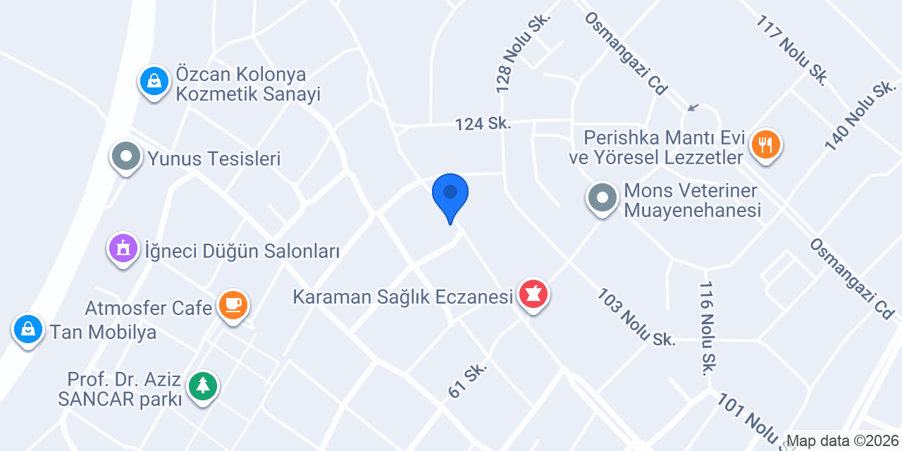 Nu bayan kuaförü konumu