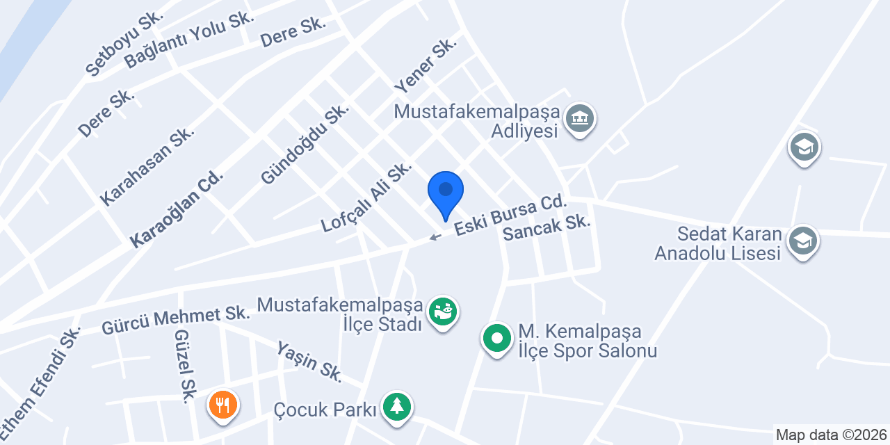 Tostçu İlker (M.Kemalpaşa) konumu