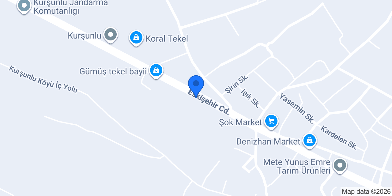 Durak oto lastik konumu