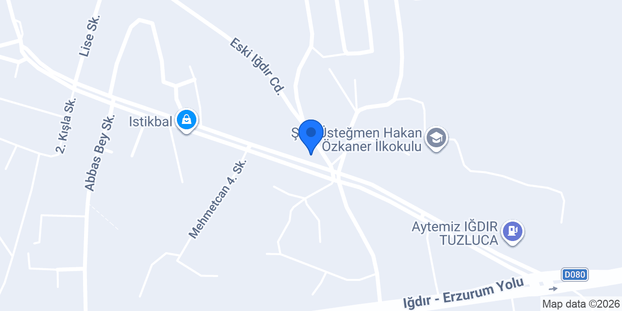 Öztaş mermer konumu