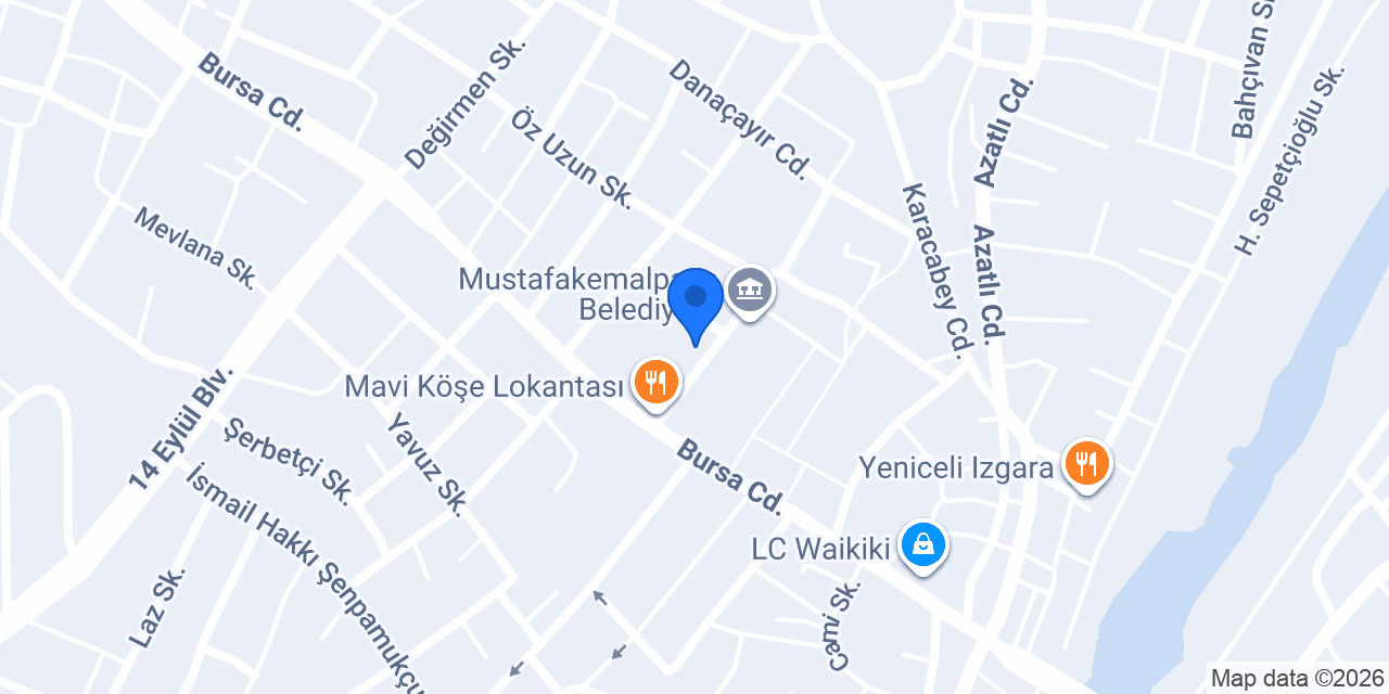 Metin Ayan Diş Kliniği konumu