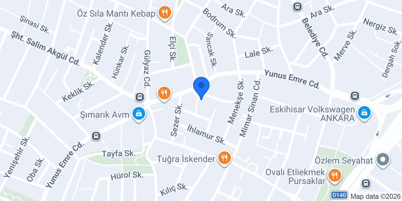 Cep Servis Pursaklar konumu