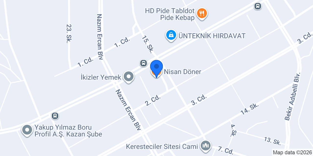 Nisan Döner konumu