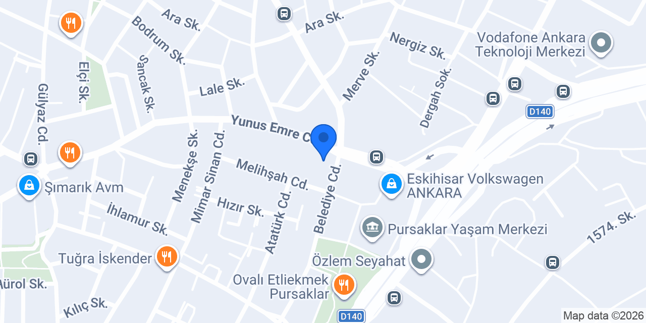 Dt. Aysel Yakut konumu