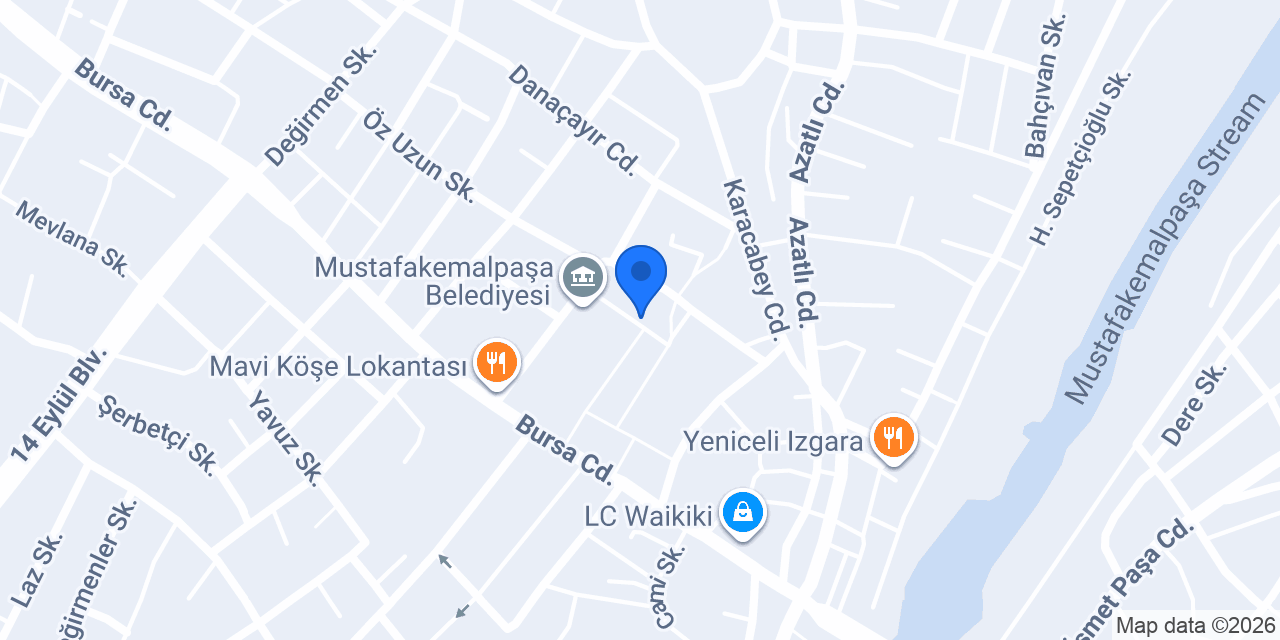 Mustafakemalpaşa Mutlu Kulüp konumu