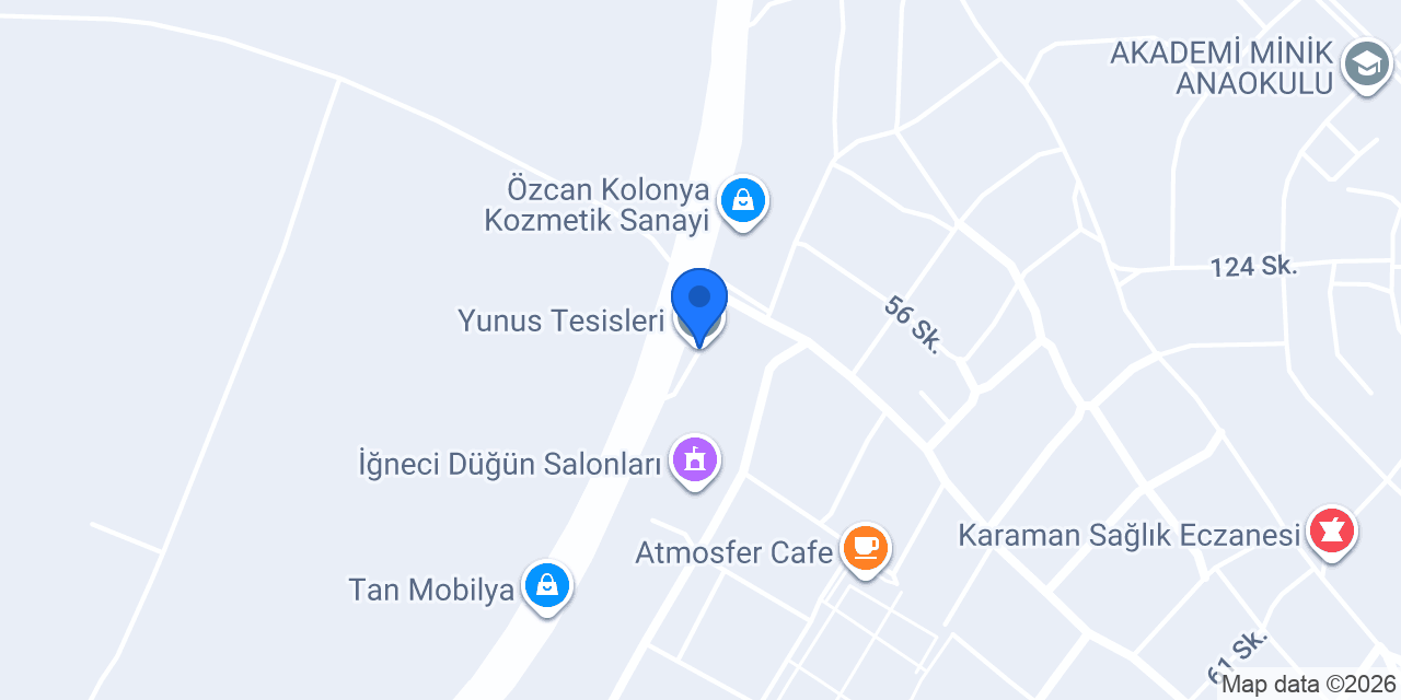 Yunus Tesisleri konumu