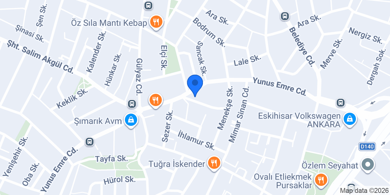 Yeni Özgür Optik konumu
