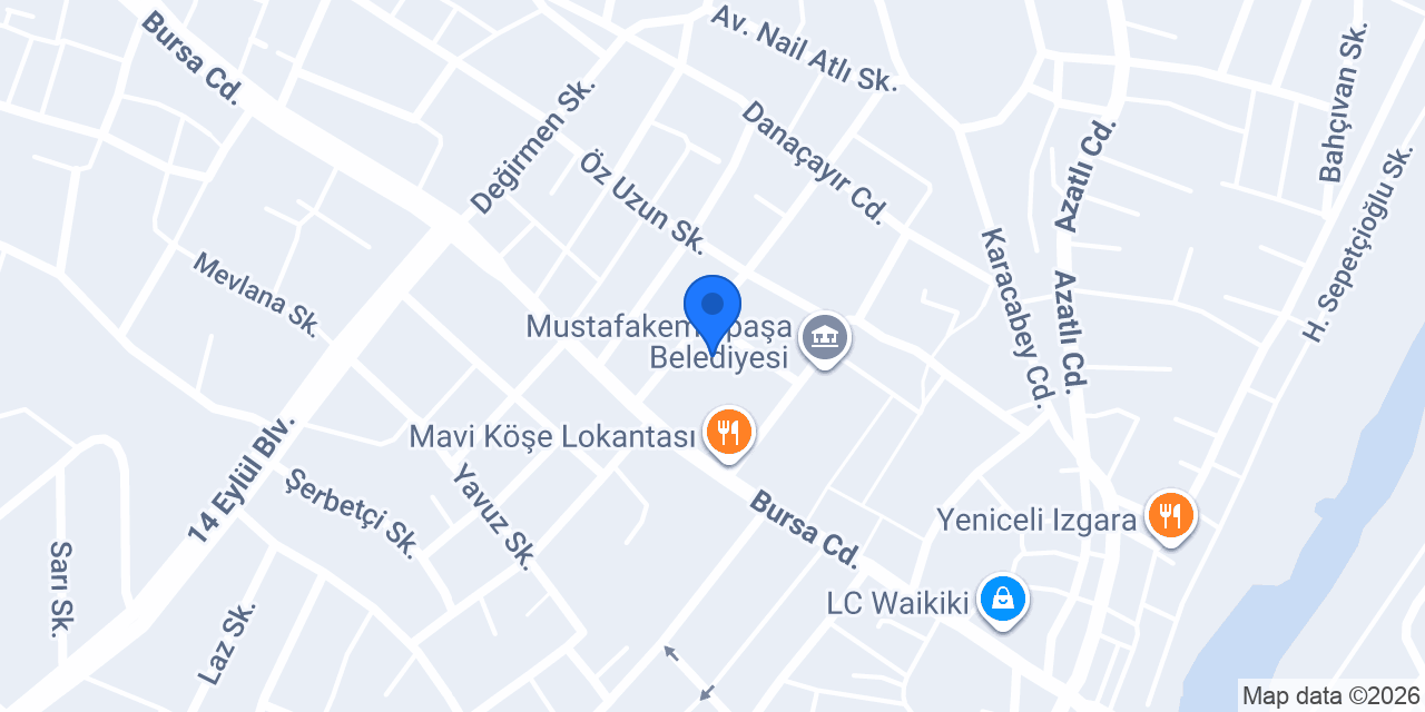 Mustafakemalpaşa 3. Noterliği konumu