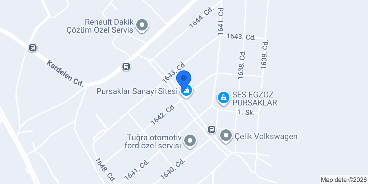 Yaşar Otomotiv konumu