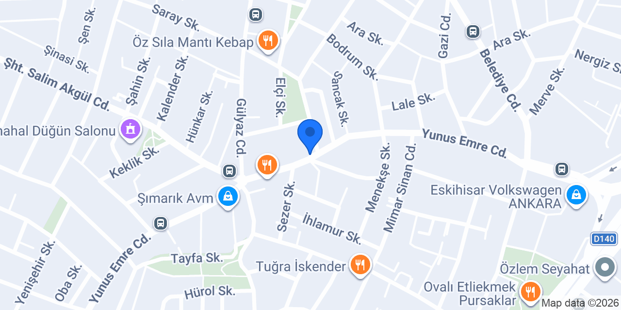 Sütlüce Kadayıf Ankara Pursaklar konumu
