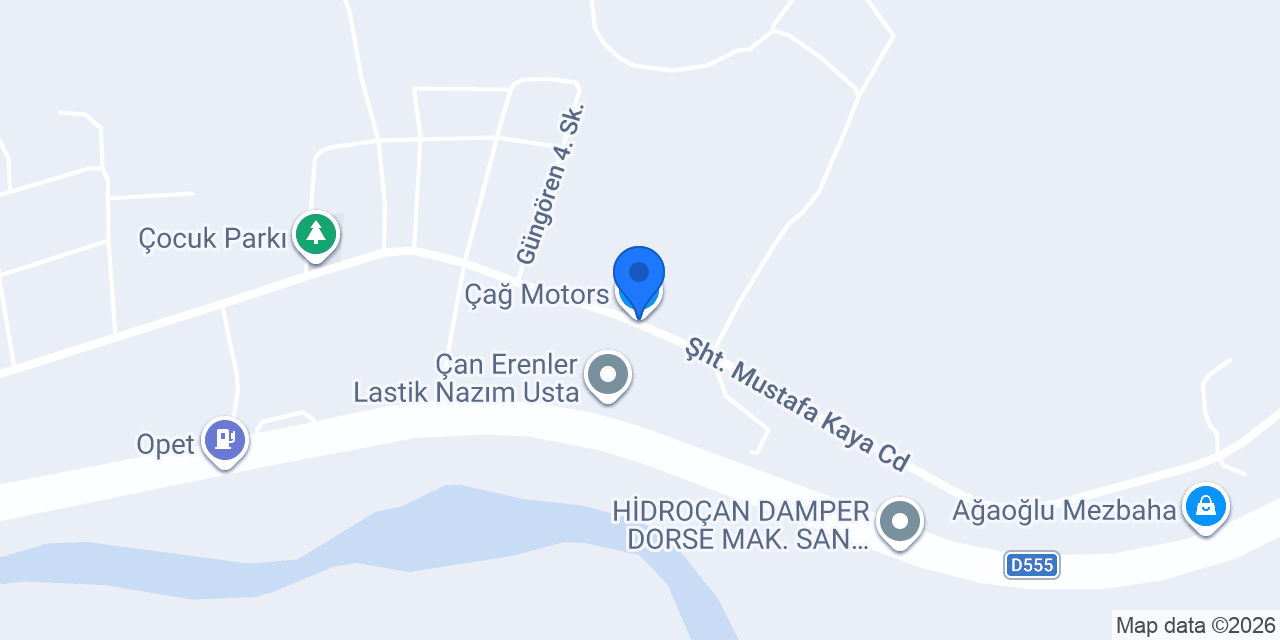 Çağ Motors konumu