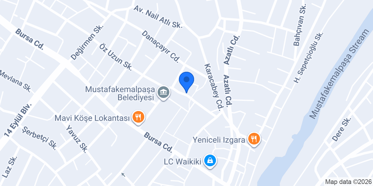 Vefa Tur Mustafakemalpaşa konumu