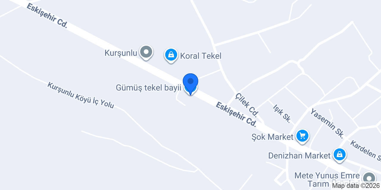 Gümüş tekel bayii konumu