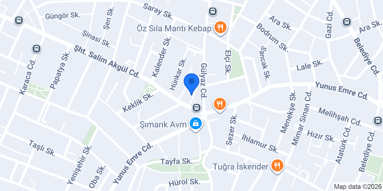 Akasya Pastanesi konumu
