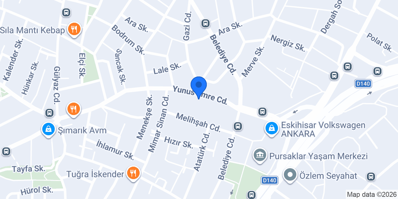 FuzulEv Ankara Pursaklar Şube konumu