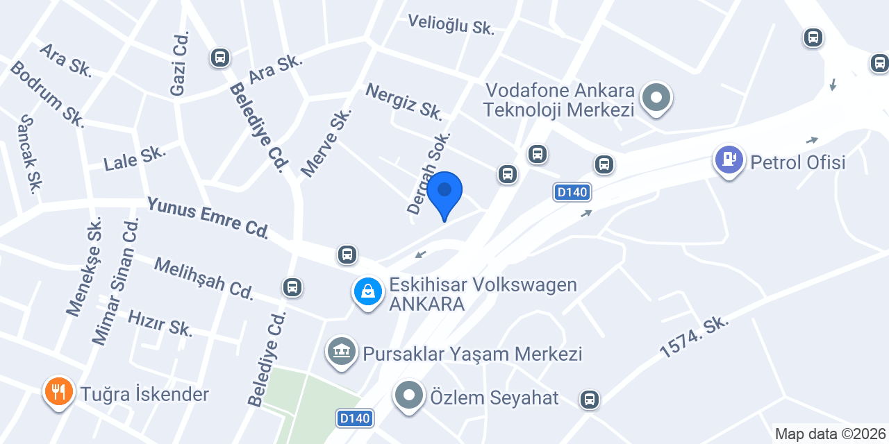 Başkent Terapi Özel Eğitim Rehabilitasyon Merkezi konumu