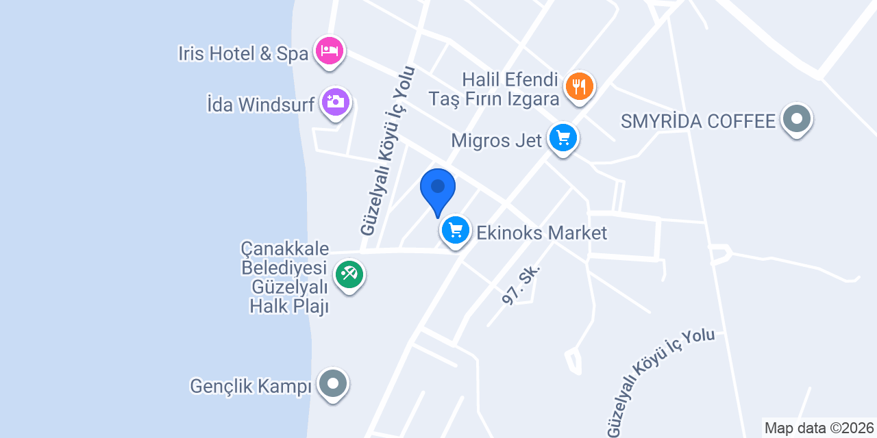 EYLUL MOTEL konumu