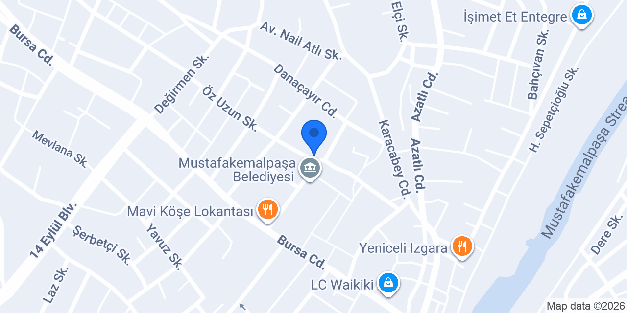 Mustafakemalpaşa Sınav Kurs Merkezi konumu