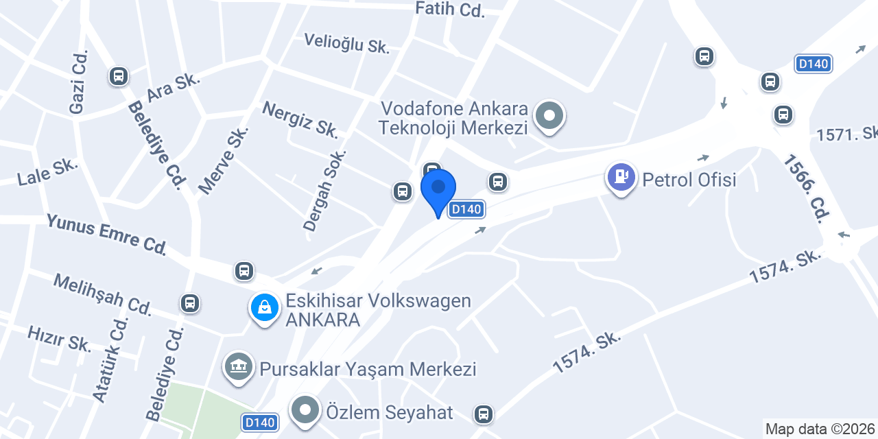 Ankara Seramik Kaplama konumu