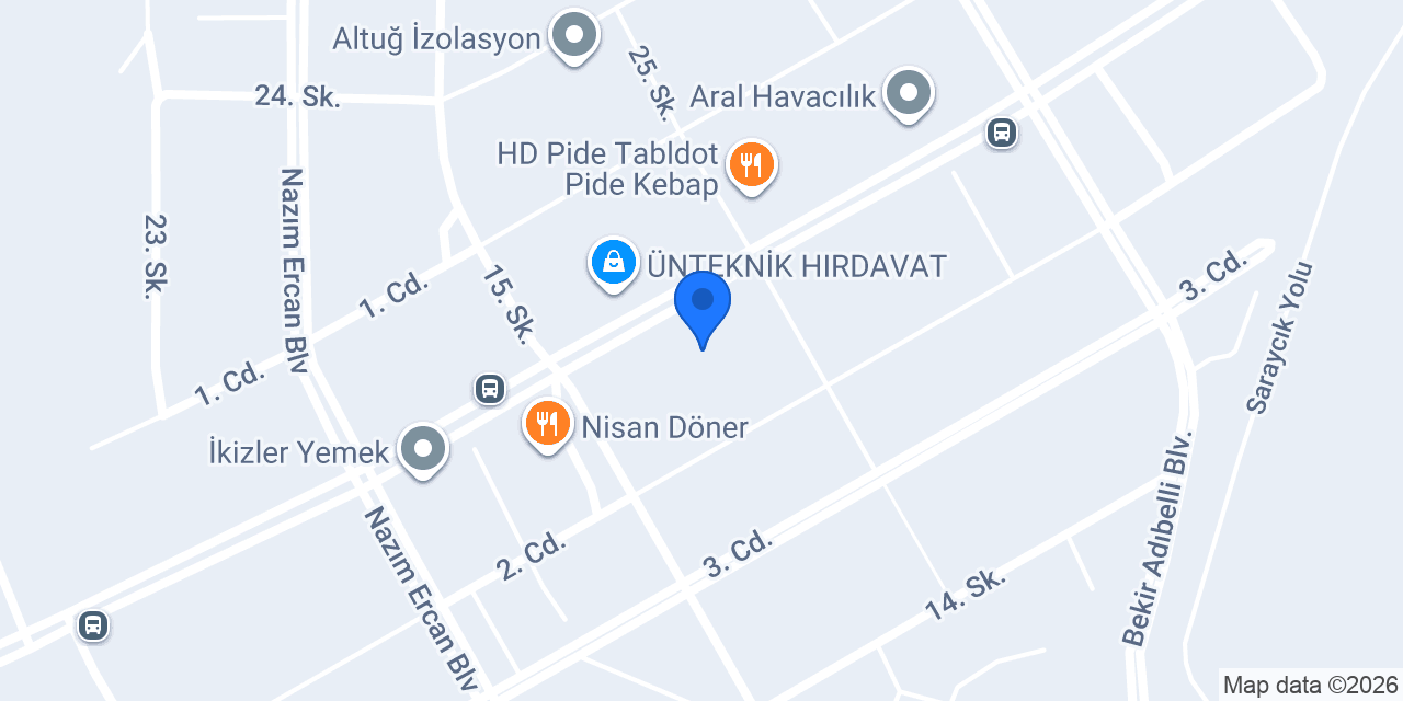 Aksu Depo konumu