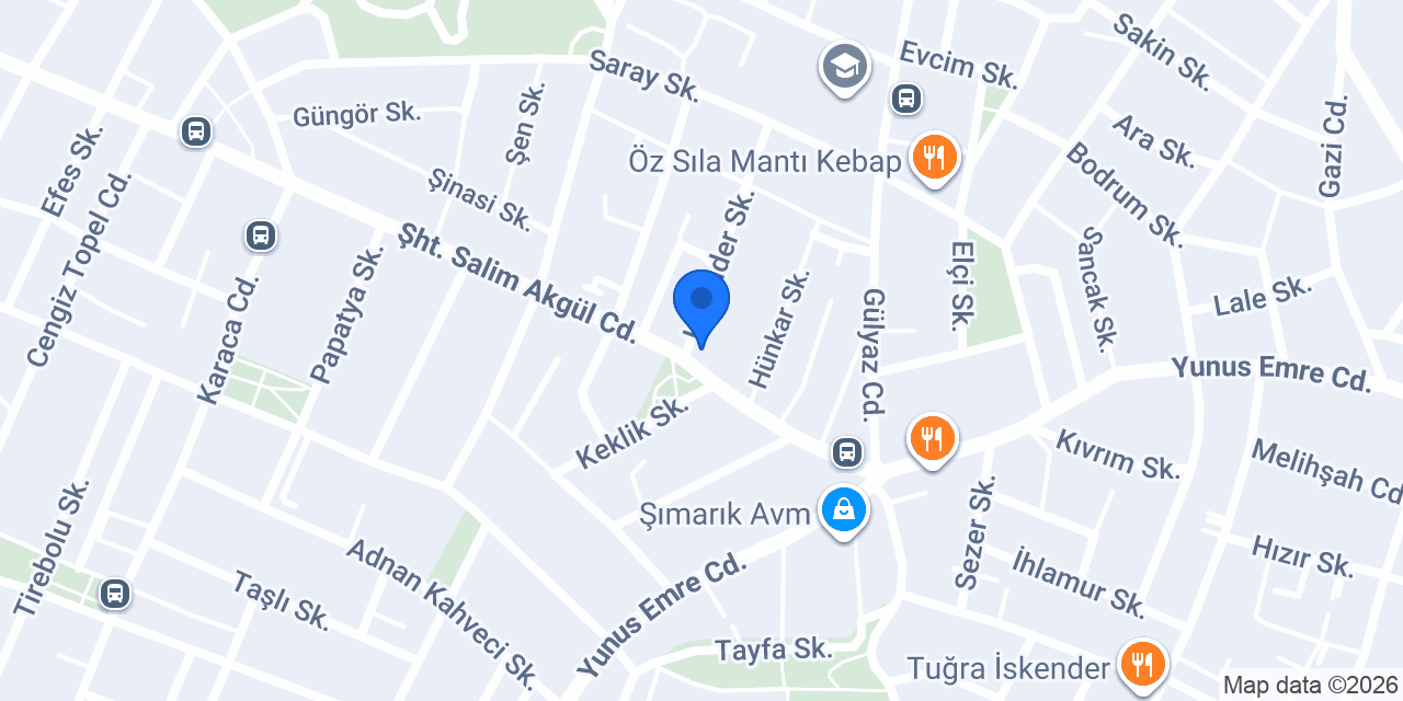 Işık Mobilya konumu