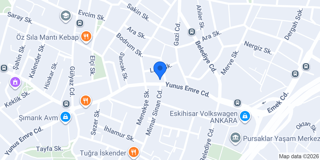 Beyoğlu Baklava konumu
