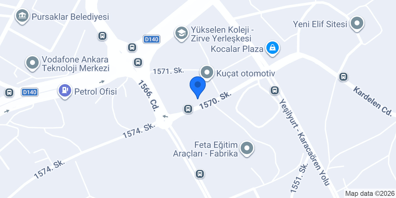 Payar oto boya konumu