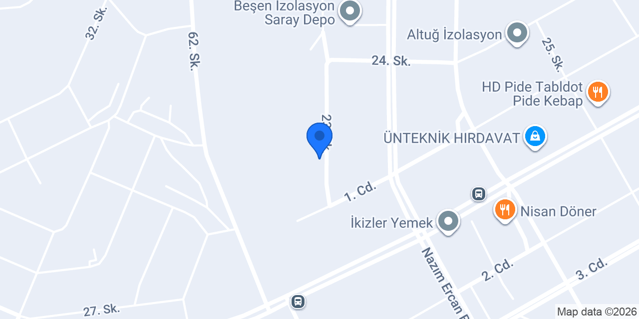 Tekçelik Konstrüksiyon San. ve Tic. Ltd.Şti. konumu