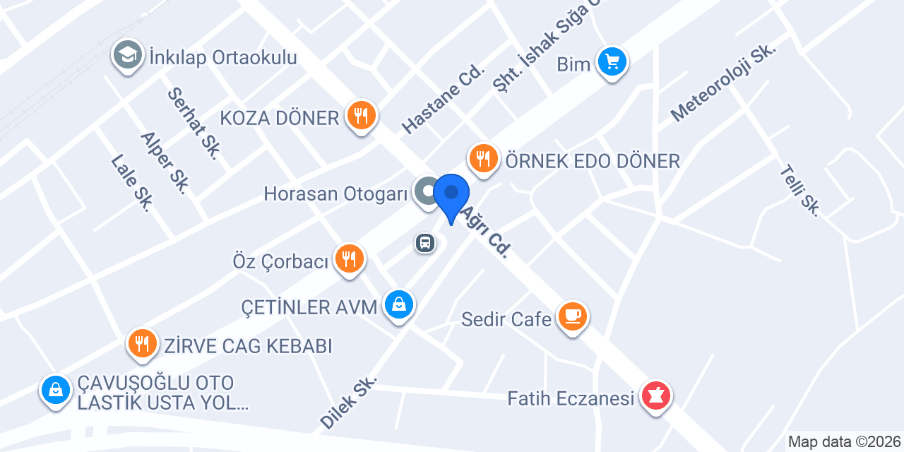 Panayır Cafe konumu