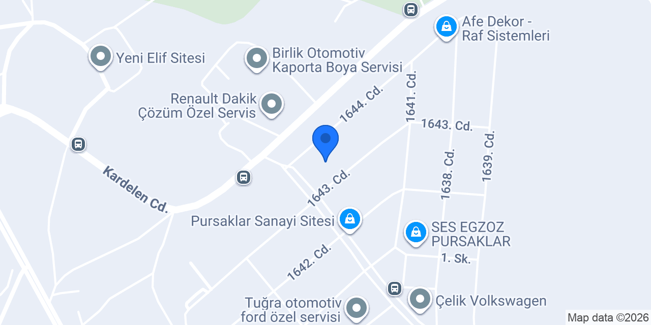 Ünal Oto konumu
