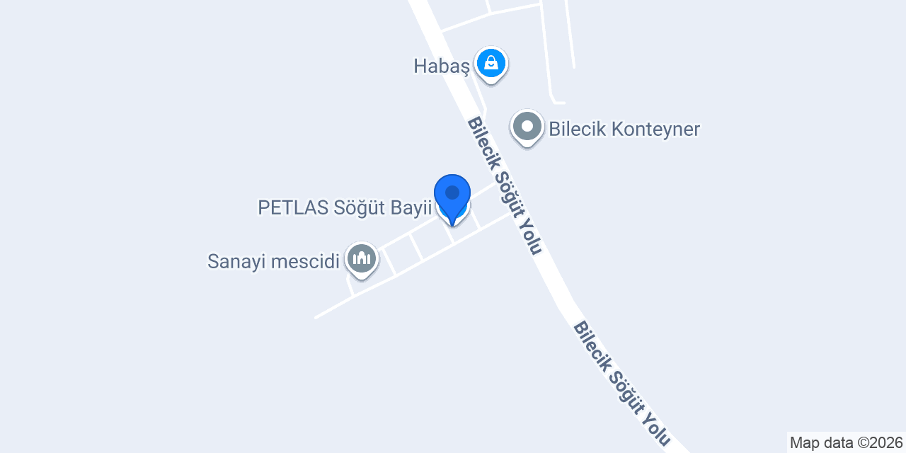 PETLAS Söğüt Bayii konumu