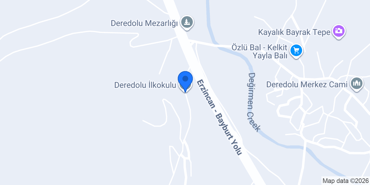 Deredolu İlkokulu konumu