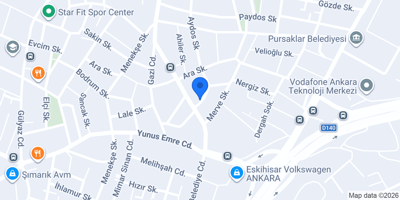 Teknoçağ Pursaklar konumu