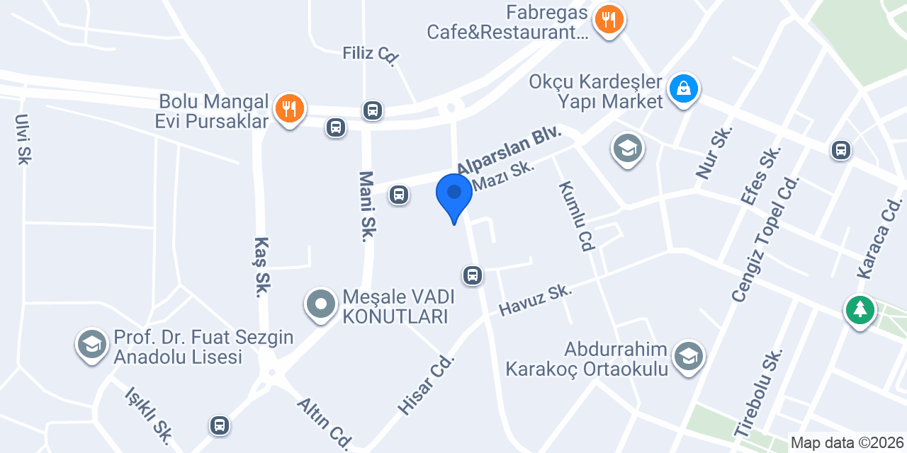 Onurcan Sürücü Kursu konumu