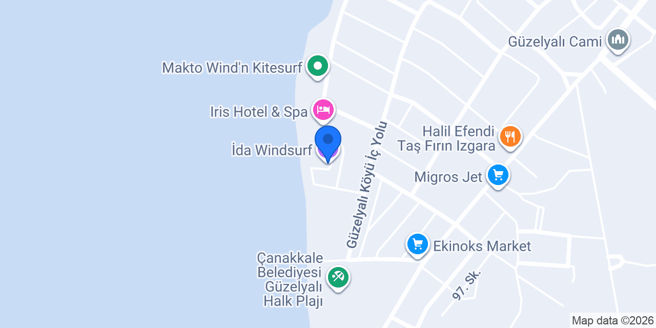 İda Windsurf konumu