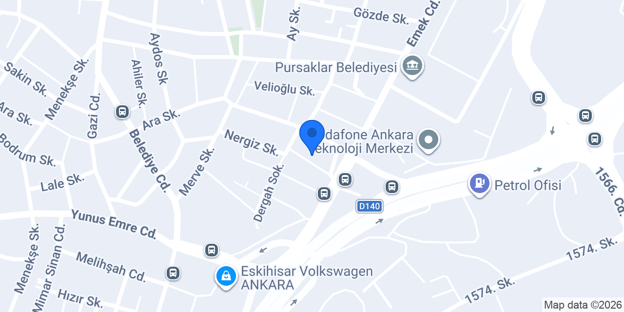 Ay Yıldız Anaokulu konumu