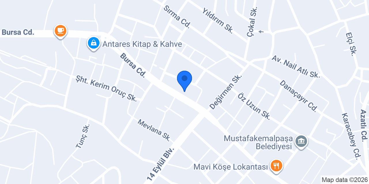 Aras Kargo Mustafakemalpaşa Şubesi konumu