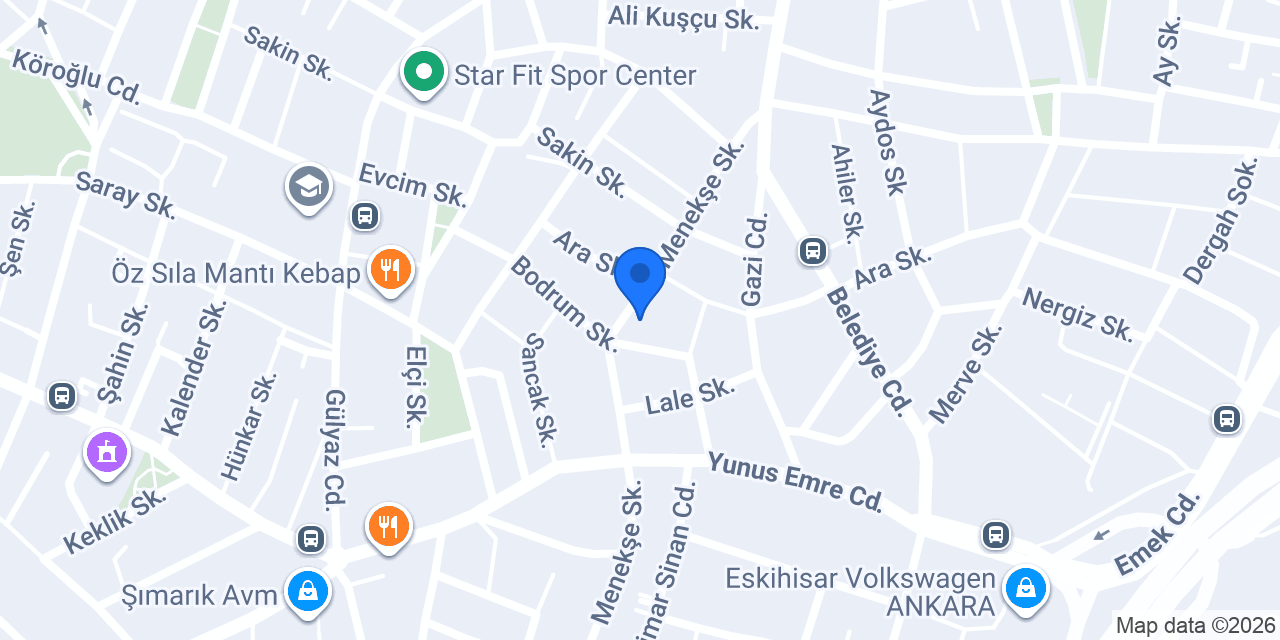 Örnek Erkek Kuaförü konumu
