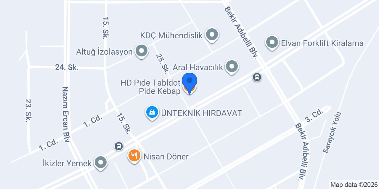 HD Pide Tabldot Pide Kebap konumu