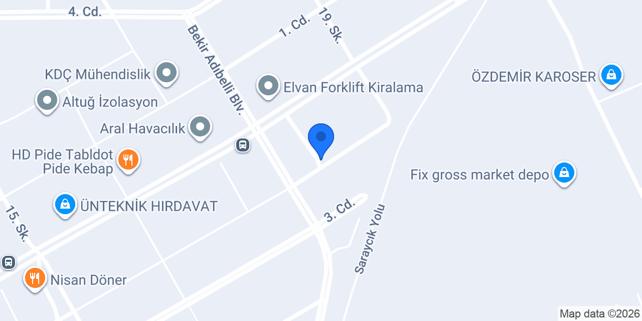 PREKON PREFABRİK A.Ş. konumu