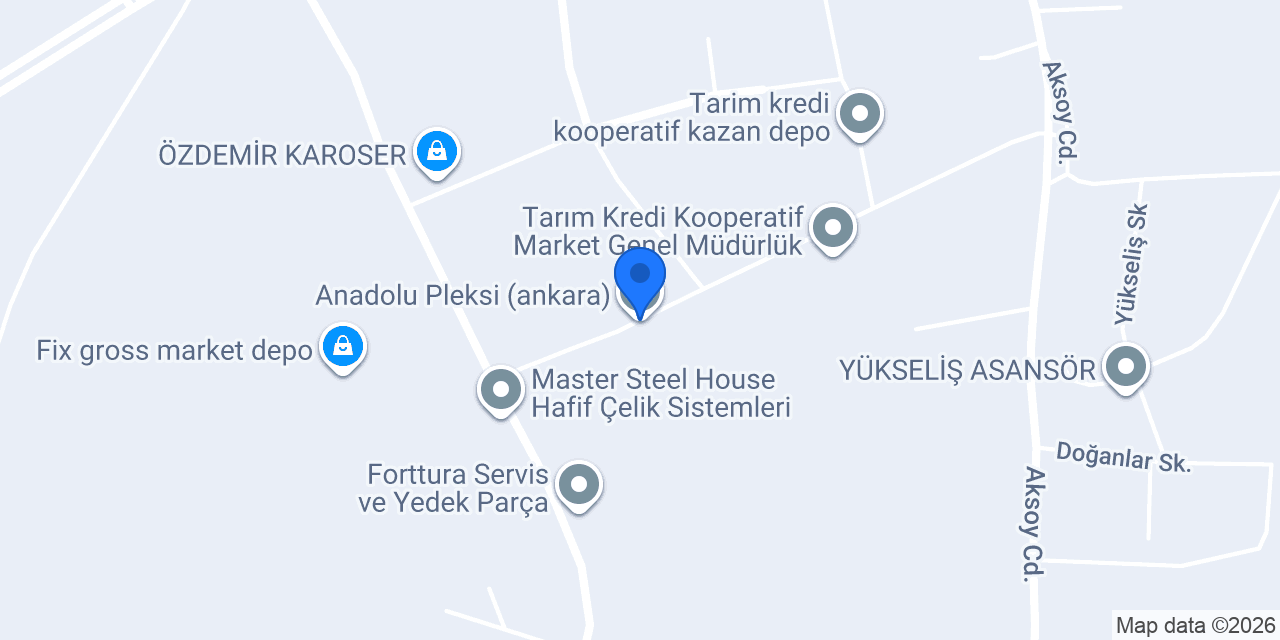 Anadolu Pleksi (ankara) konumu