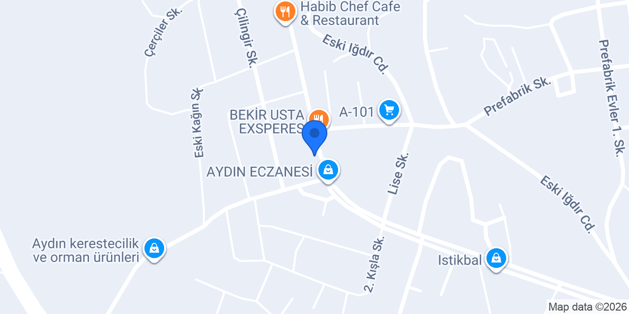 Kaysim Eczanesi konumu