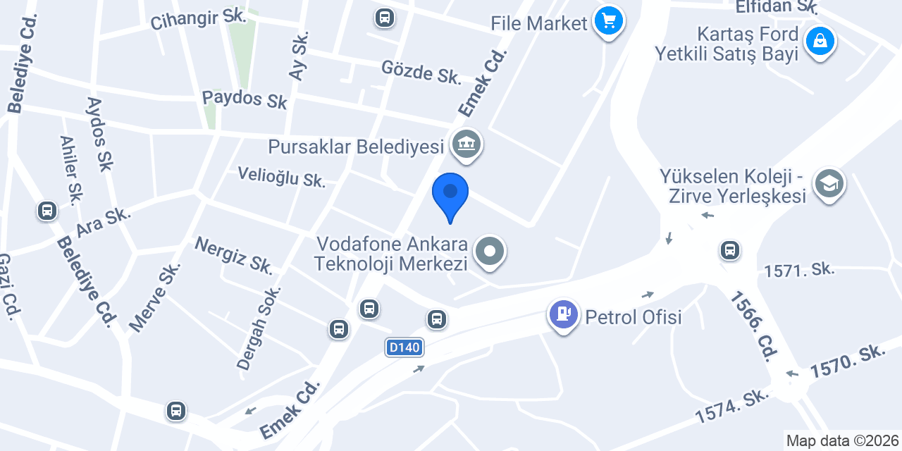 Modalife Genel Merkez konumu